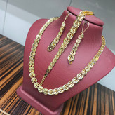 ست سرویس پولکی طرح طلا