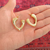 گوشواره فشن پفکی کد F0328