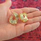 گوشواره فشن طلایی کد F1756