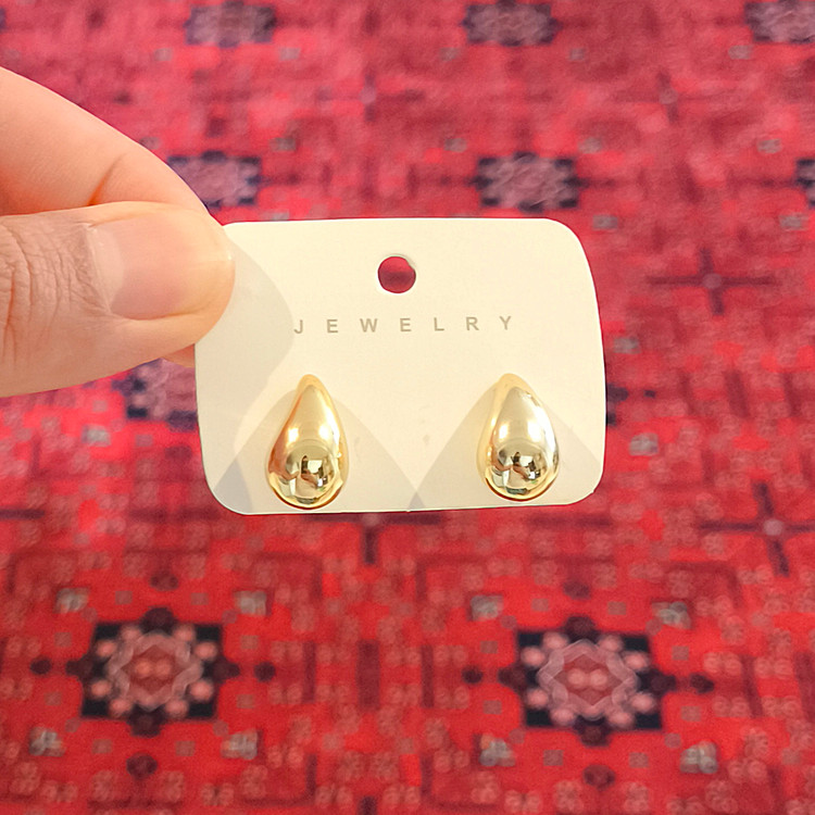 گوشواره فشن قطره سایز کوچک کد F1654
