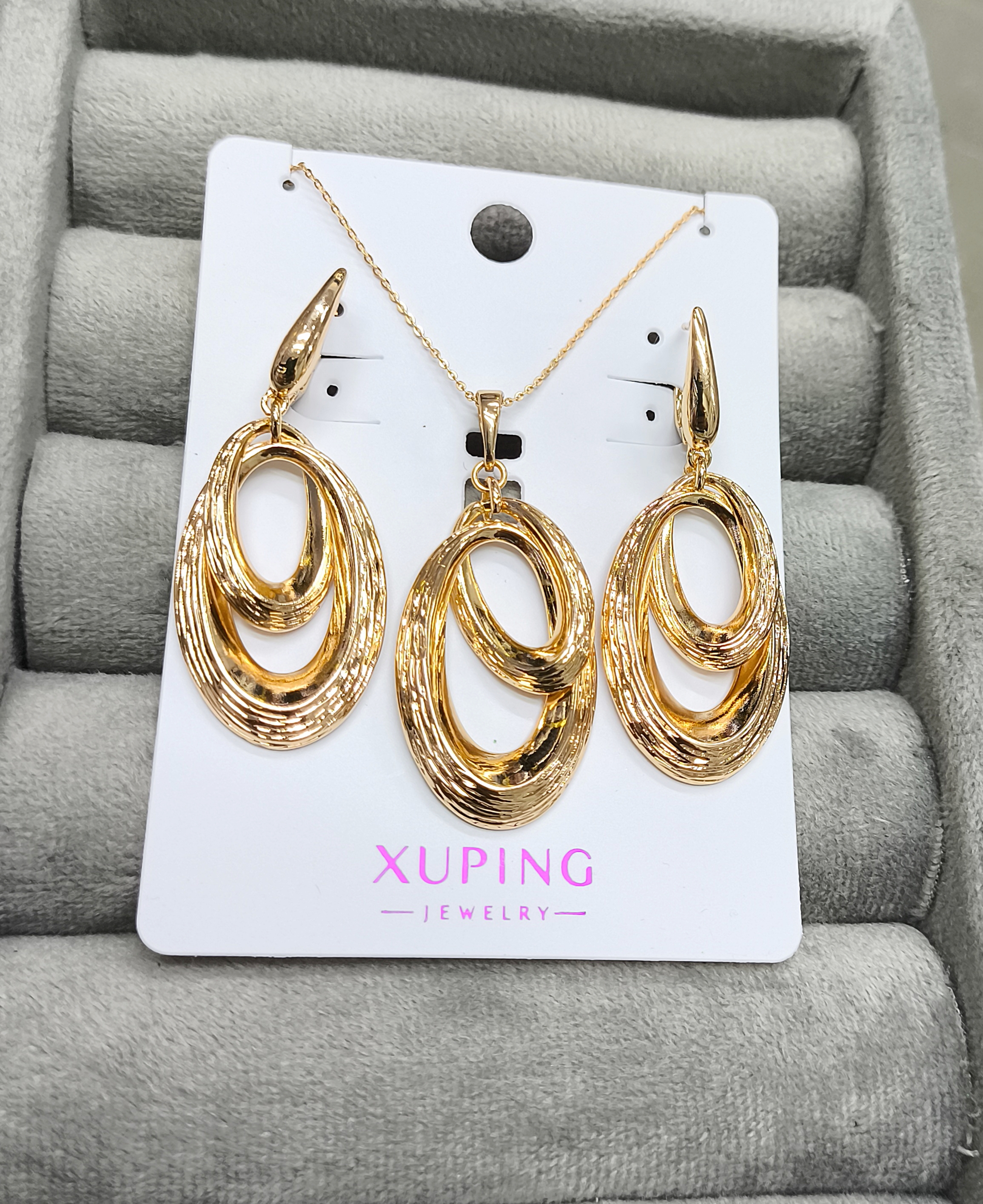 نیم ست ژوپینگ اصل تراش لوزی کد xp1283